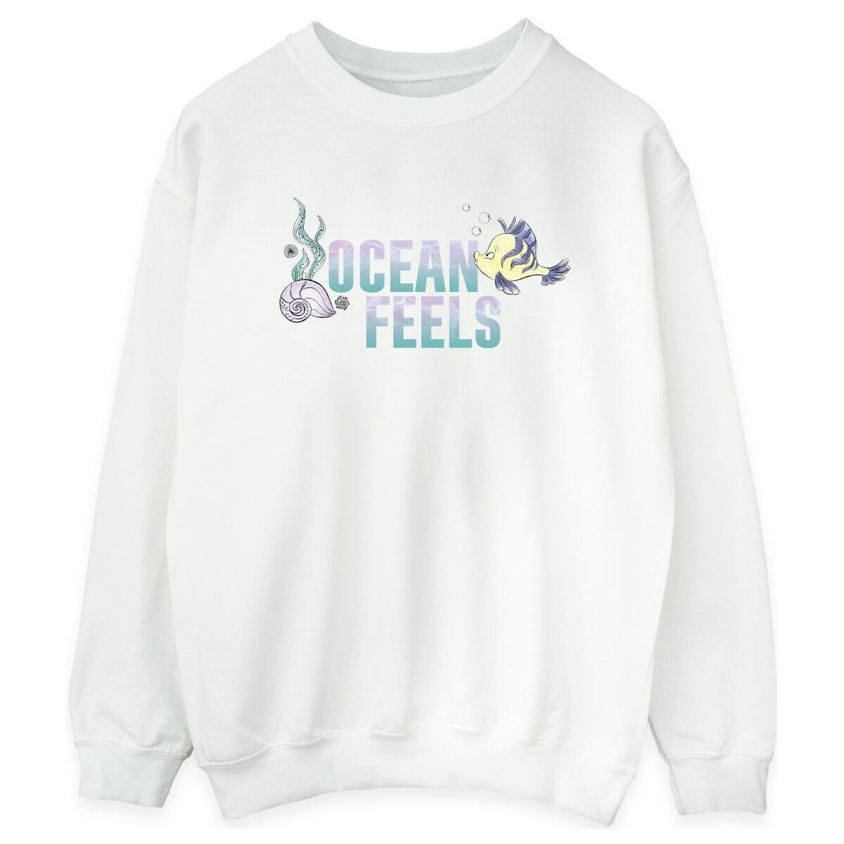 Vêtements Femme Sweats Disney The Little Mermaid Ocean Blanc