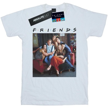 Vêtements Femme T-shirts manches longues Friends Group Photo Couch Blanc