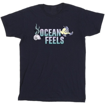 Vêtements Fille T-shirts manches longues Disney The Little Mermaid Ocean Bleu