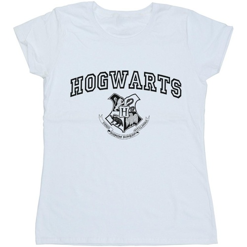 Vêtements Femme Votre ville doit contenir un minimum de 2 caractères Harry Potter Hogwarts Crest Blanc
