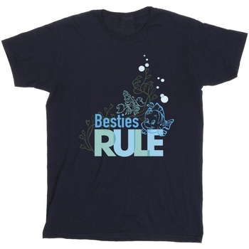 Vêtements Fille T-shirts manches longues Disney The Little Mermaid Besties Bleu