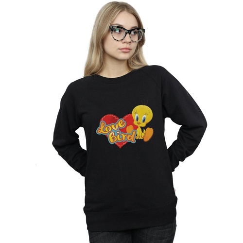 Vêtements Femme Sweats Dessins Animés Tweety Pie Valentine's Day Love Bird Noir