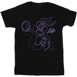 Vêtements Garçon T-shirts & Polos Dessins Animés Lola Bunny Glow Noir