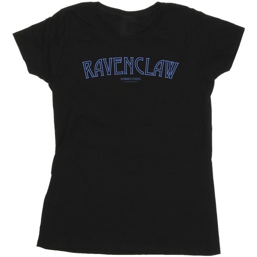 Vêtements Femme T-shirts manches longues Harry Potter Ravenclaw Logo Noir