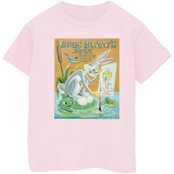 Vêtements Garçon T-shirts manches courtes Dessins Animés Bugs Bunny Colouring Book Rouge