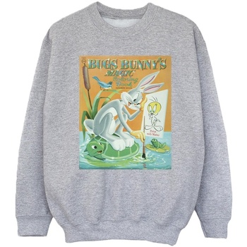 Vêtements Fille Sweats Dessins Animés Bugs Bunny Colouring Book Gris
