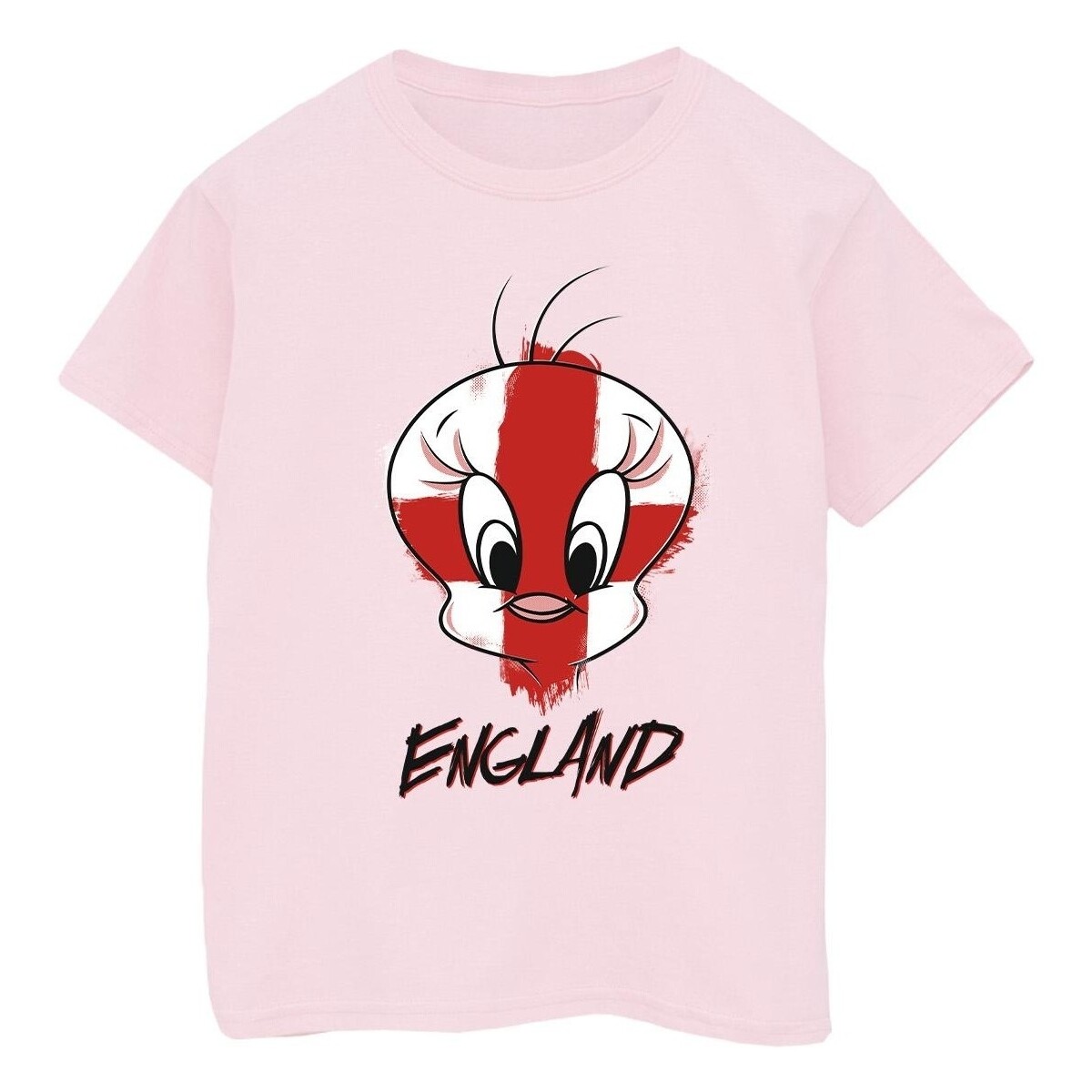 Vêtements Garçon T-shirts manches courtes Dessins Animés Tweety England Face Rouge