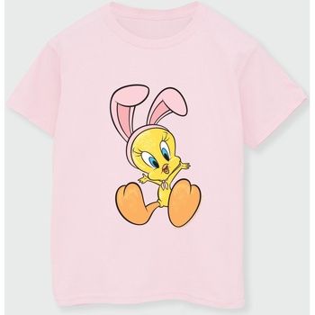 Vêtements Fille T-shirts manches longues Dessins Animés Tweety Pie Bunny Ears Rouge