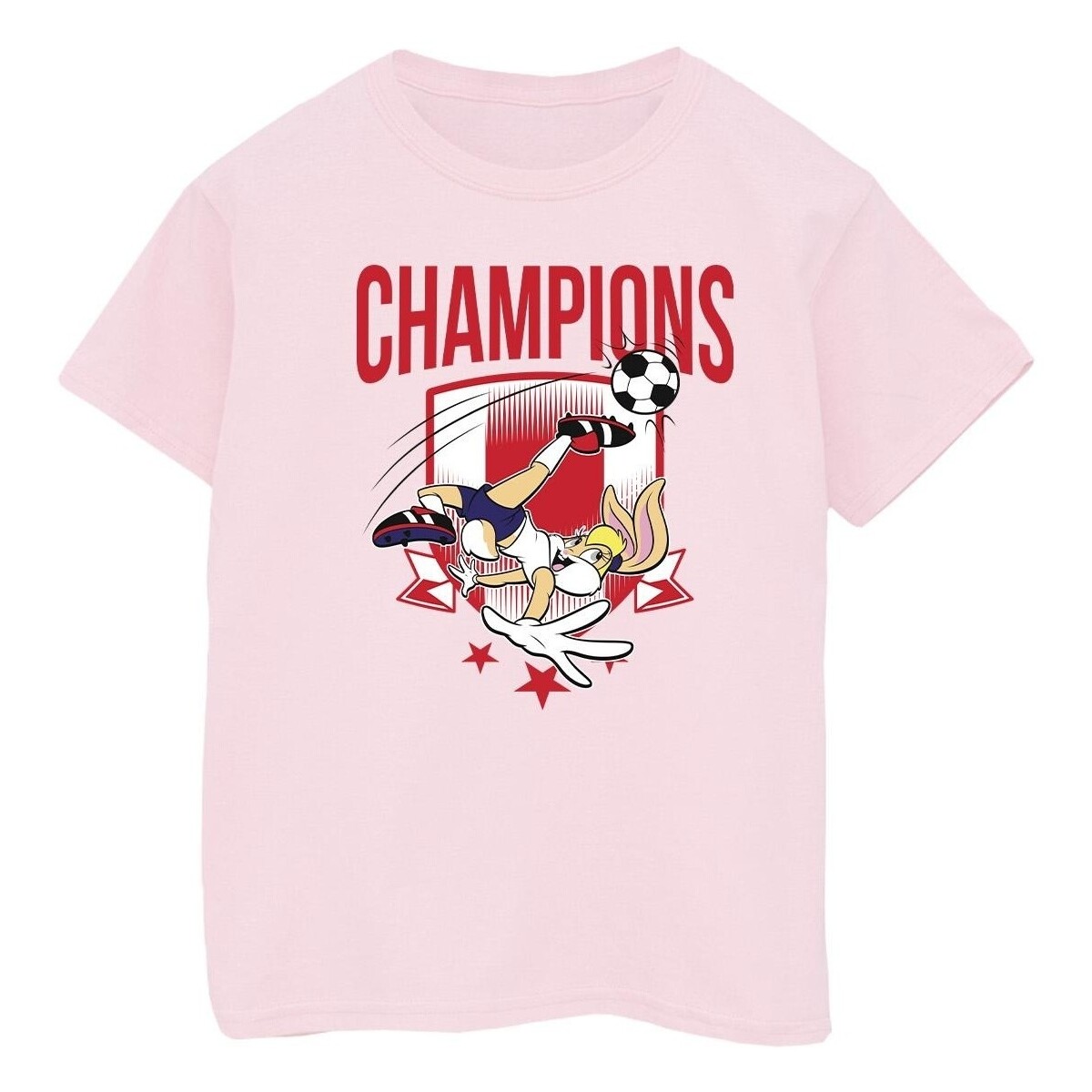 Vêtements Garçon T-shirts manches courtes Dessins Animés Lola Football Champions Rouge