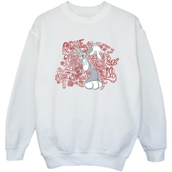 Vêtements Fille Sweats Dessins Animés ACME Doodles Bugs Bunny Blanc