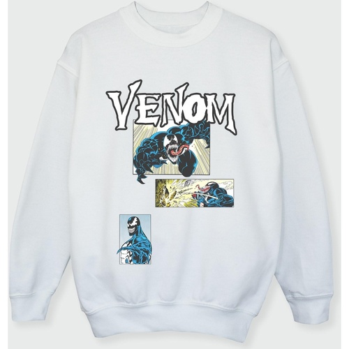 Vêtements Garçon Sweats Marvel Comics Venom Comic Strip Blanc