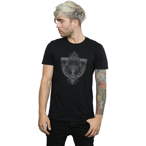 Vêtements Homme T-shirts manches longues Fantastic Beasts Wizard Killer Icon Noir