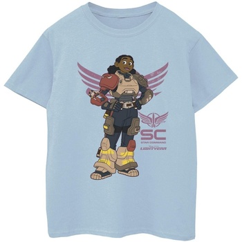Vêtements Garçon T-shirts manches courtes Disney Lightyear Izzy Star Command Bleu