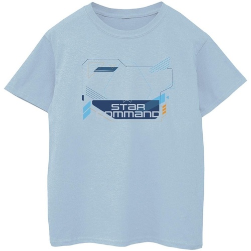 Vêtements Garçon T-shirts manches courtes Disney Lightyear Star Command Icons Bleu