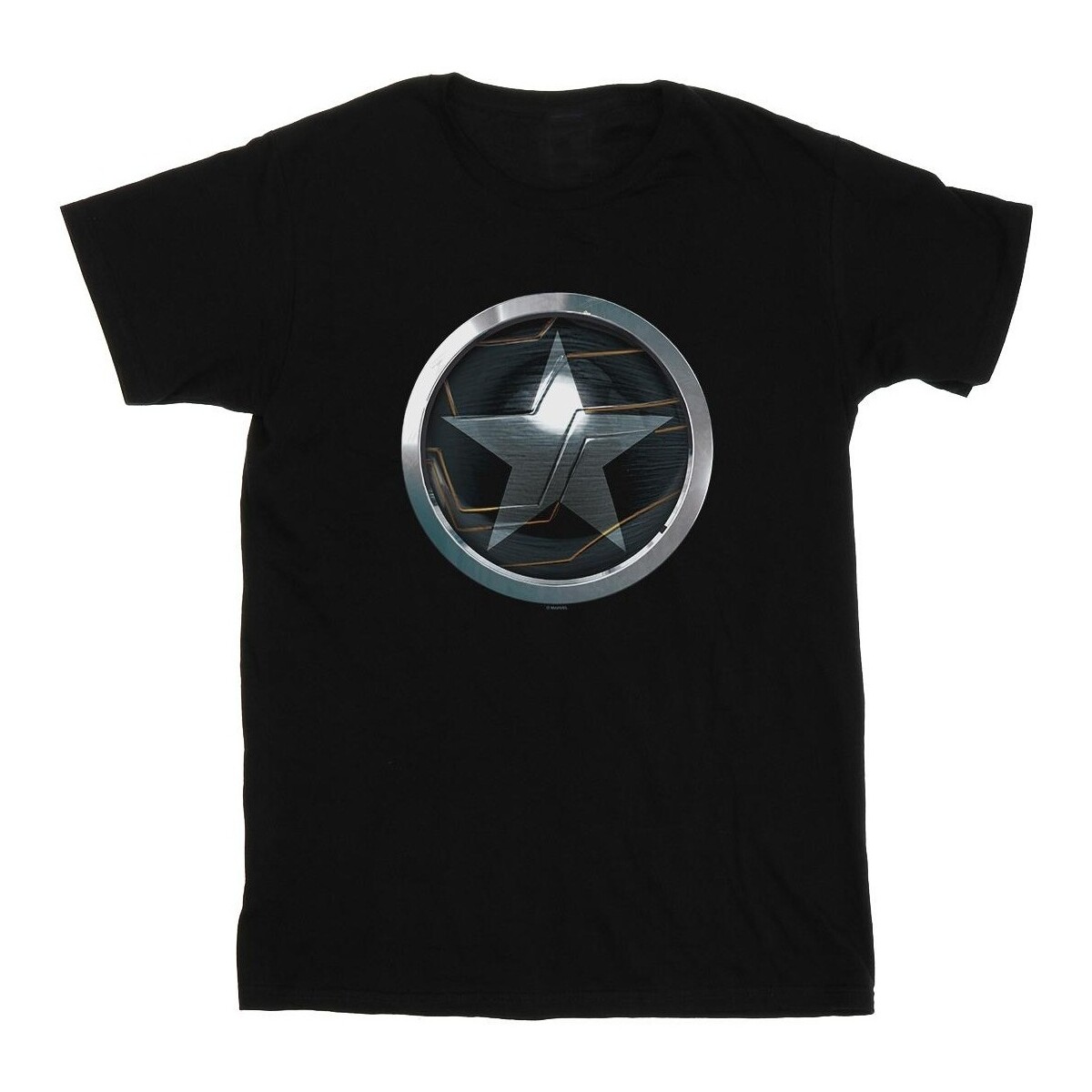Vêtements Femme T-shirts manches longues Marvel The Falcon And The Winter Soldier Chest Star Noir