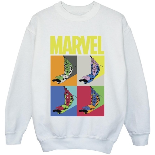 Vêtements Garçon Sweats Marvel Spider-Man Pop Art Blanc