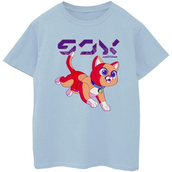 Vêtements Garçon T-shirts manches courtes Disney Lightyear Sox Digital Cute Bleu