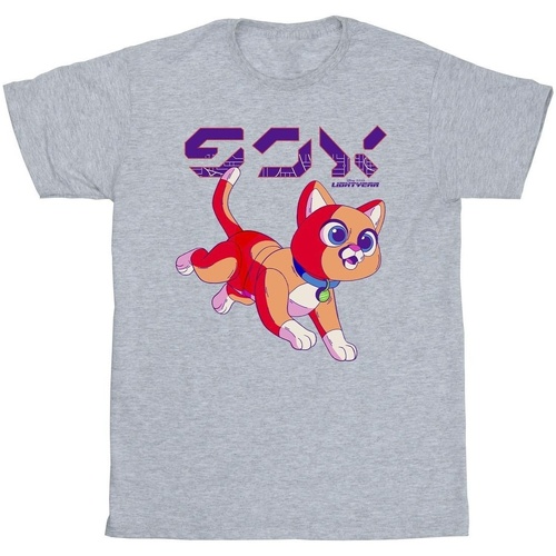 Vêtements Garçon T-shirts manches courtes Disney Lightyear Sox Digital Cute Gris