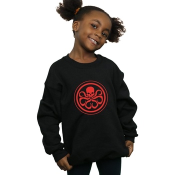 Vêtements Fille Sweats Marvel Hydra Logo Noir
