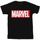 Vêtements Garçon T-shirts manches courtes Marvel Classic Logo Noir