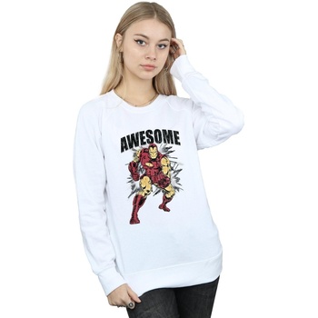 Vêtements Femme Sweats Marvel Awesome Iron Man Blanc