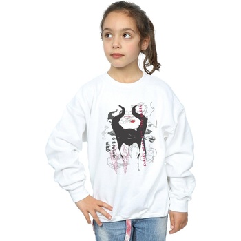 Vêtements Fille Sweats Disney Big Hero 6 Baymax San Growing Wild Horns Collage Blanc