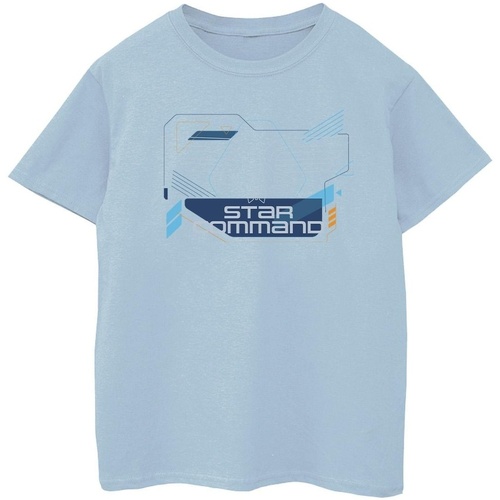 Vêtements Fille T-shirts manches longues Disney Lightyear Star Command Icons Bleu
