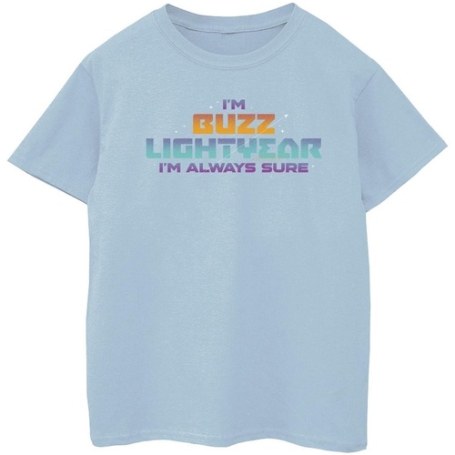 Vêtements Fille T-shirts manches longues Disney Lightyear Always Sure Text Bleu