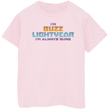 Vêtements Fille T-shirts manches longues Disney Lightyear Always Sure Text Rouge