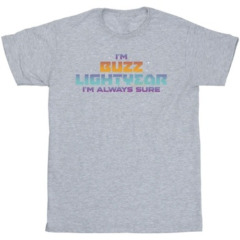 Vêtements Fille T-shirts manches longues Disney Lightyear Always Sure Text Gris