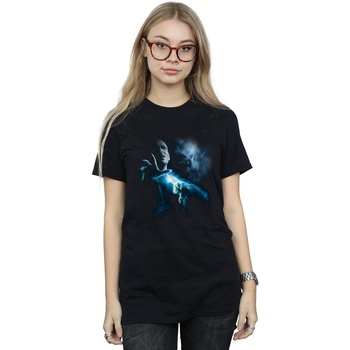 Vêtements Femme T-shirts manches longues Harry Potter Voldemort Shadow Noir