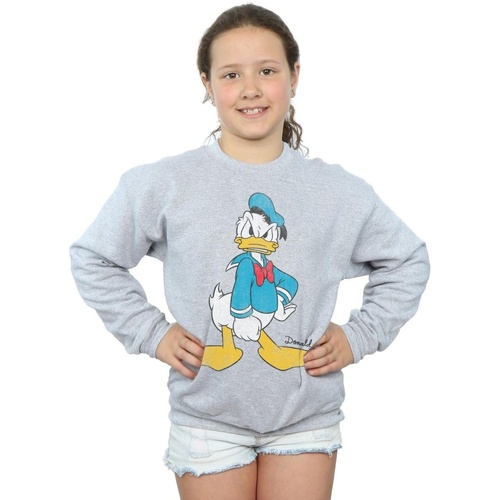 Vêtements Fille Sweats Disney Donald Duck Angry Gris
