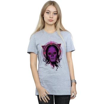 Vêtements Femme T-shirts manches longues Harry Potter Neon Death Eater Gris