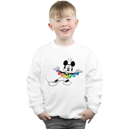 Vêtements Garçon Sweats Disney Mickey Mouse Be Kind To Our Blanc