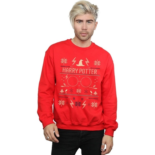 Vêtements Homme Sweats Harry Potter Christmas Pattern Rouge