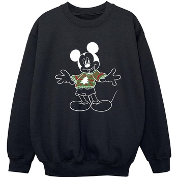 Disney Mickey Mouse Christmas Jumper Noir