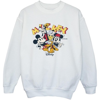 Vêtements Garçon Sweats Disney Mickey Mouse Group Blanc