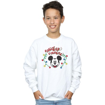 Vêtements Garçon Sweats Disney sequin logo hoodie Grigio Bulbs Blanc