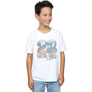 Vêtements Garçon T-shirts manches courtes Disney Mickey Mouse Surf Shop Blanc