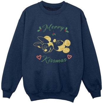 Vêtements Garçon Sweats Disney Mickey Mouse Merry Kissmas Bleu