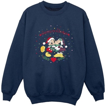 Vêtements Garçon Sweats Disney Mickey Mouse Mickey Minnie Christmas Bleu