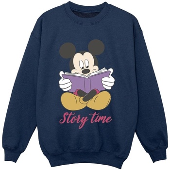 Vêtements Garçon Sweats Disney Mickey Mouse Story Time Bleu