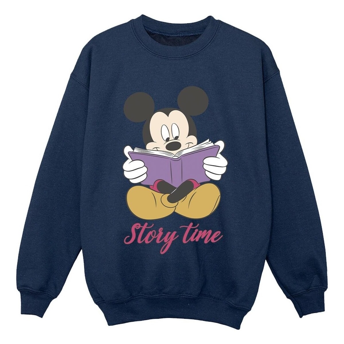 Vêtements Garçon Sweats Disney Mickey Mouse Story Time Bleu