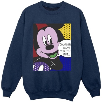 Vêtements Garçon Sweats Disney Mickey Mouse Oh Minnie Pop Art Bleu