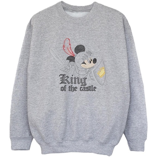 Vêtements Garçon Sweats Disney Mickey Mouse King Of The Castle Gris