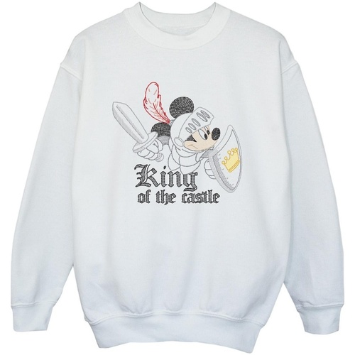 Vêtements Garçon Sweats Disney Mickey Mouse King Of The Castle Blanc