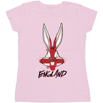 Vêtements Femme T-shirts manches longues Dessins Animés Bugs England Face Rouge
