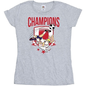 Vêtements Femme T-shirts manches longues Dessins Animés Lola Football Champions Gris