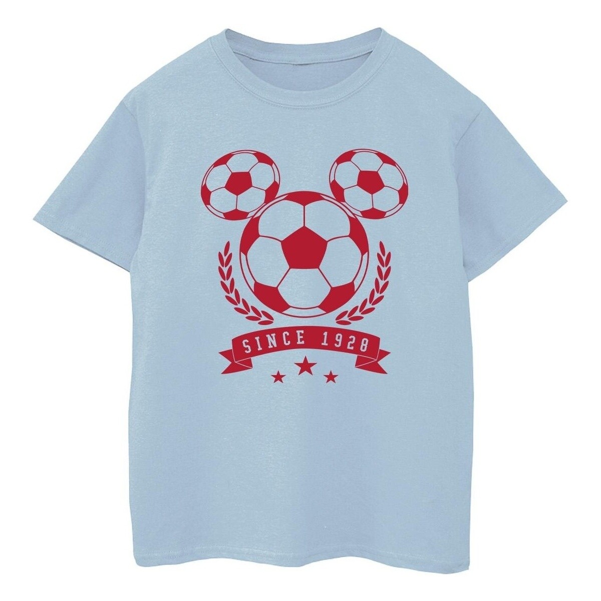 Vêtements Garçon T-shirts manches courtes Disney Mickey Football Head Bleu