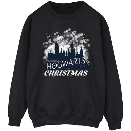 Vêtements Homme Sweats Harry Potter Hogwarts Christmas Noir